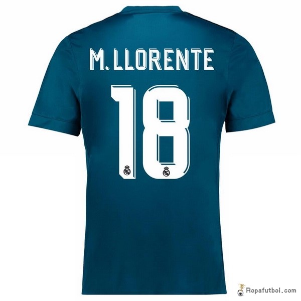 Camiseta Real Madrid Replica Tercera Ropa M.Llorente 2017/18